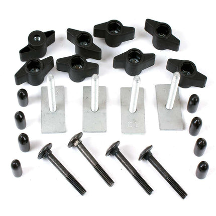 Kamei T-stukken 20mm - M6 schroefdraad - uitbreidingsset voor dakkoffers VW/Audi