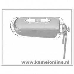 Armsteun Kamei Fiat 500L Stof premium grijs 2012-heden