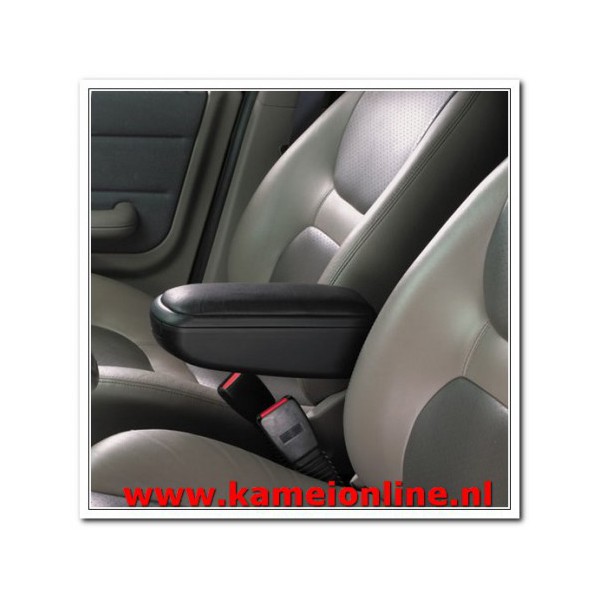 tekort amplitude Fabel Armsteun Fiat Punto type 2 leer zwart stof grijs ✓ kwaliteit armsteun