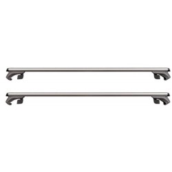 Kamei dakdragerstangen 115cm voor open dakrails, zonder voetenset