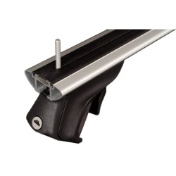 Kamei dakdragerstangen 115cm voor open dakrails, zonder voetenset
