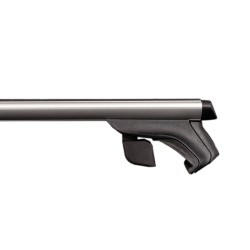 Kamei dakdragerstangen 135cm voor open dakrails, zonder voetenset
