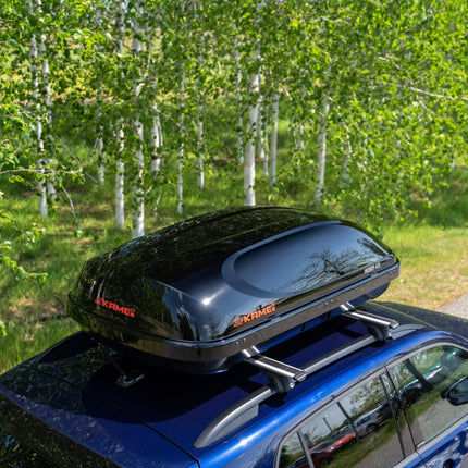 Kamei Husky 420 dakkoffer - hoogglans zwart (levertijd op aanvraag)