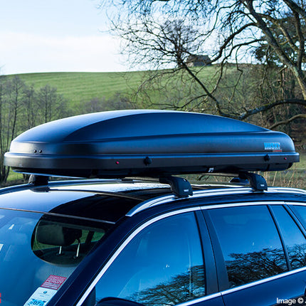 Kamei Husky 300 dakkoffer - matzwart - opening rechts (levertijd op aanvraag)