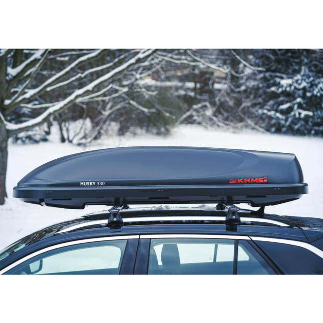 Kamei Husky 330 dakkoffer - matzwart