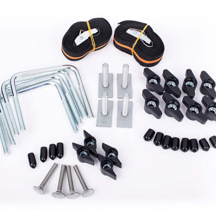 Kamei Husky 300 dakkoffer - matzwart - opening rechts (levertijd op aanvraag)