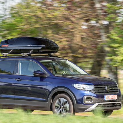 Kamei Husky 420 dakkoffer - hoogglans zwart (levertijd op aanvraag)