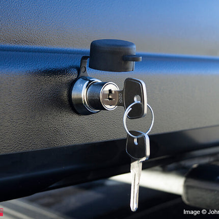 Kamei Husky 300 dakkoffer - matzwart - opening rechts (levertijd op aanvraag)