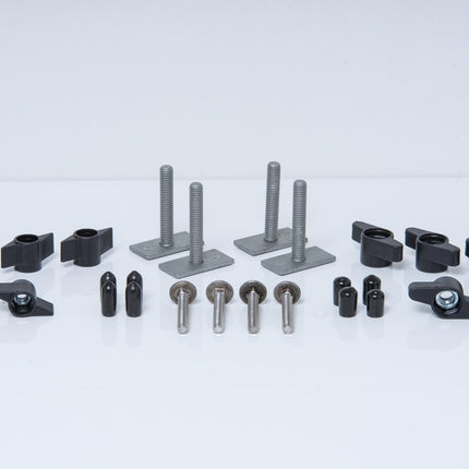 Kamei T-stukken 20mm - M8 schroefdraad - aanvullende set voor dakkoffers