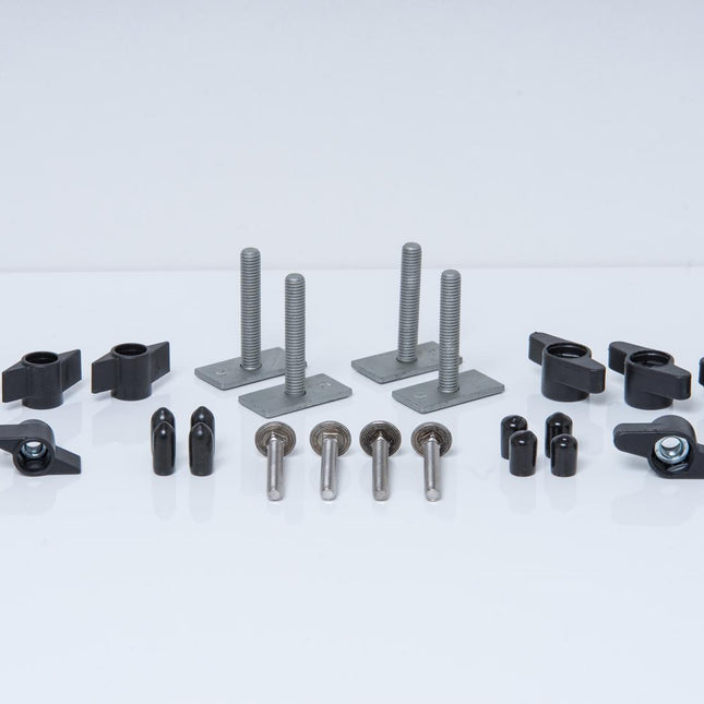 Kamei T-stukken 20mm - M8 schroefdraad - aanvullende set voor dakkoffers
