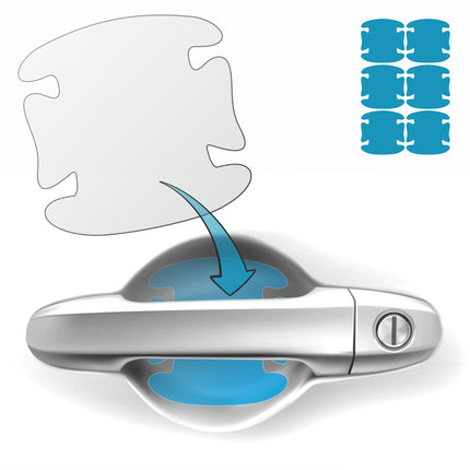 Handgreep beschermfolie - transparant