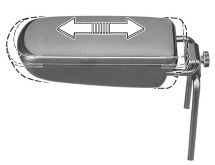Armsteun Opel stof Premium grijs