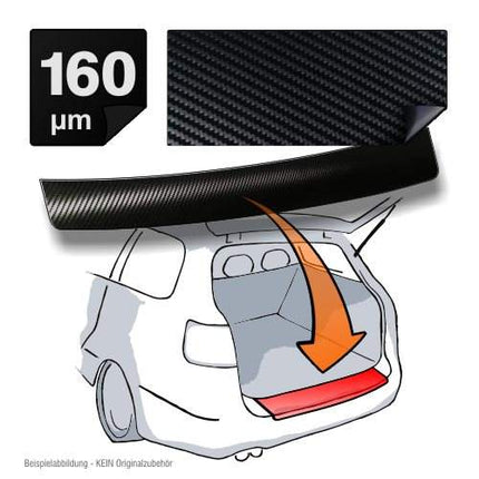 Bumper beschermfolie BMW 1, 2, 3, 4, 5, 6, 7, 8 series Carbon look