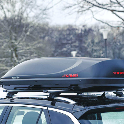 Kamei Husky 330 dakkoffer - matzwart