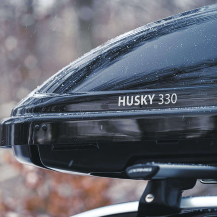 Kamei Husky 330 dakkoffer - hoogglans zwart (levertijd op aanvraag)