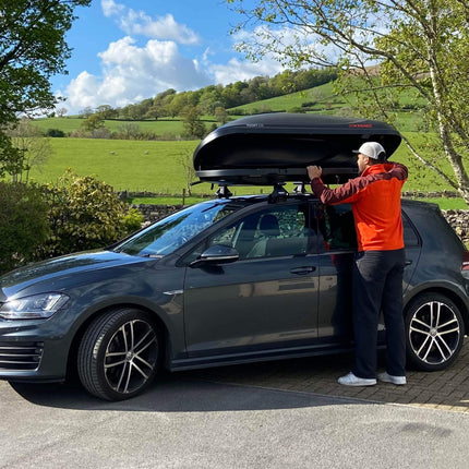 Kamei Husky 330 dakkoffer - matzwart