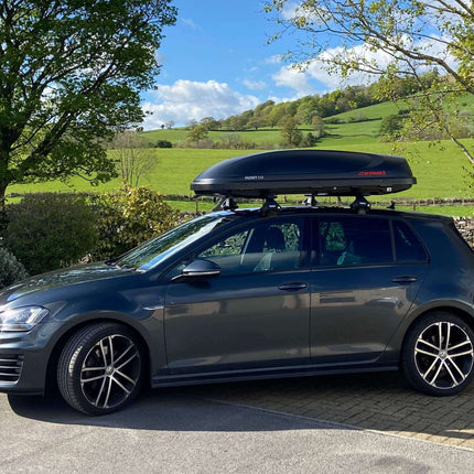 Kamei Husky 330 dakkoffer - matzwart